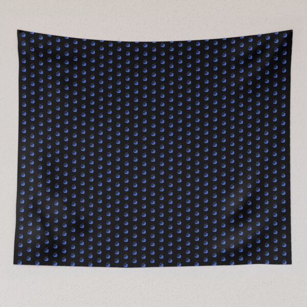 Item preview, Royal Blue Vintage Tropical Coconut Drink Design designed and sold by pattern-archive.