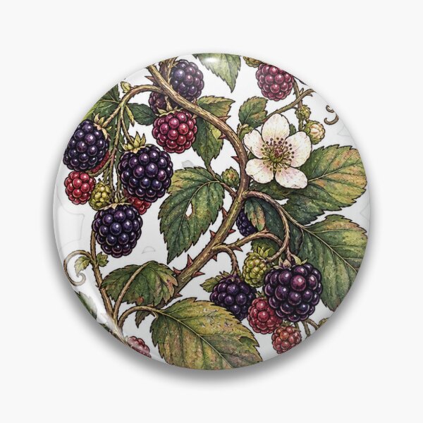 Item preview, Blackberry Botanical Branch designed and sold by InkPixell.