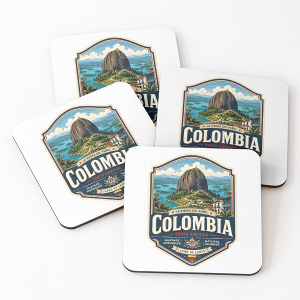 Aperçu de l'œuvre La Piedra Del Peñol Colombie Amérique du Sud Guatapé Antioquia Merveille naturelle Terre des lacs Souvenir de voyage créée et vendue par Simsimah26Parks.
