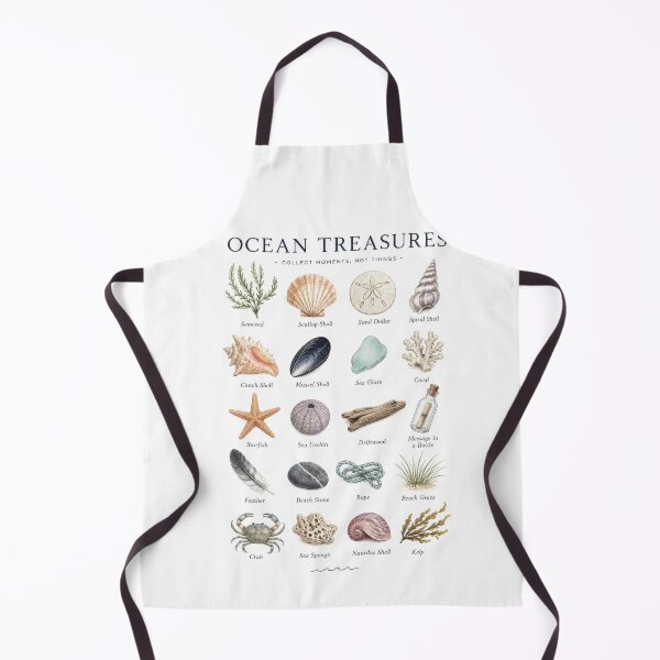 Item preview, Ocean Treasures – Coastal Beach Finds & Sea Life designed and sold by Kate1art.