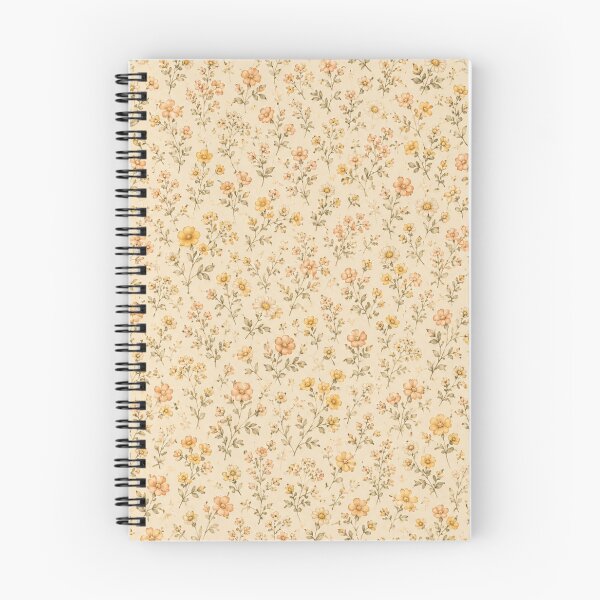 Artikelvorschau, Vintage-Muster mit verspieltem Blumenmuster im Cottagecore-Stil entworfen und verkauft von IRYNASHOP.