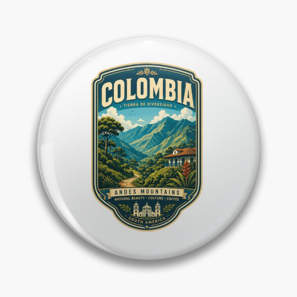 Item preview, Colombia Tierra De Diversidad Andes Mountains Natural Beauty Culture Coffee South America Travel Souvenir Colombian Explorer designed and sold by Simsimah26Parks.