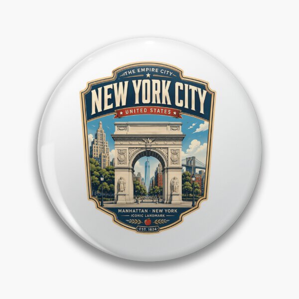 Item preview, The Empire City New York City United States Manhattan New York Iconic Landmark Est 1624 Travel Souvenir designed and sold by Simsimah26Parks.