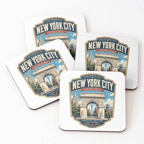 Item preview, The Empire City New York City United States Manhattan New York Iconic Landmark Est 1624 Travel Souvenir designed and sold by Simsimah26Parks.