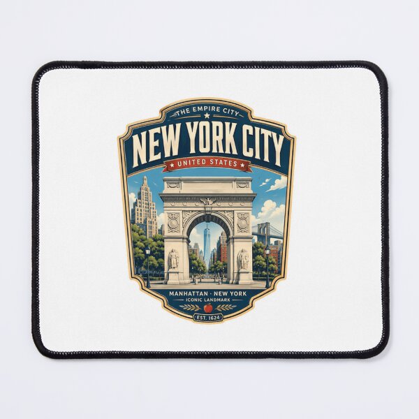 Item preview, The Empire City New York City United States Manhattan New York Iconic Landmark Est 1624 Travel Souvenir designed and sold by Simsimah26Parks.