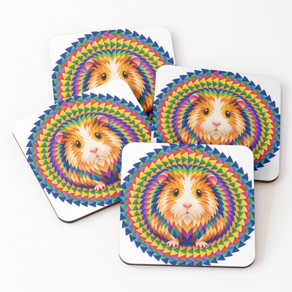 Item preview, Geometric Guinea Pig (After Julio Le Parc) designed and sold by gandolfwizard.