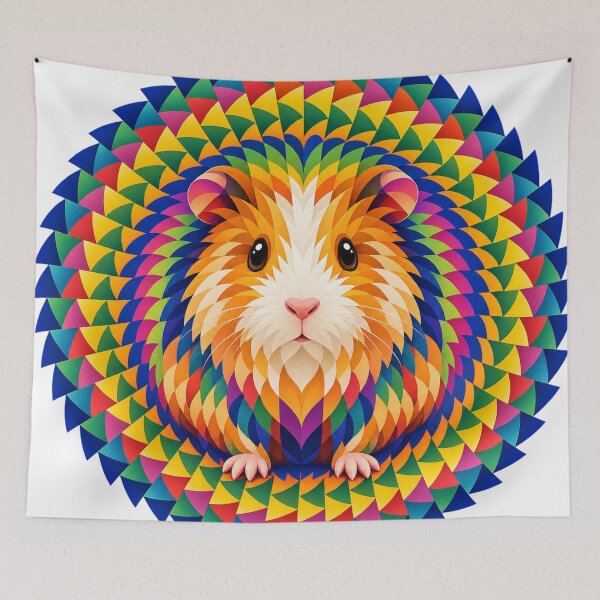 Item preview, Geometric Guinea Pig (After Julio Le Parc) designed and sold by gandolfwizard.
