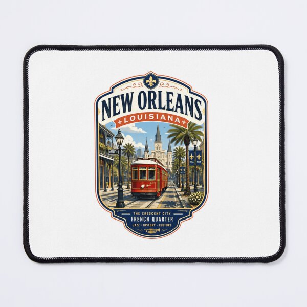 Item preview, New Orleans Louisiana The Crescent City French Quarter Jazz History Culture Travel Souvenir designed and sold by Simsimah26Parks.