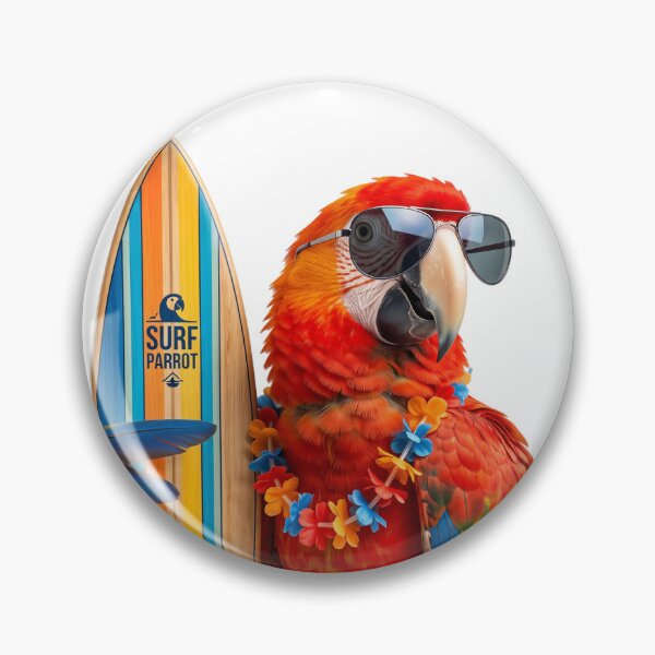 Artikelvorschau, Surfer-Papagei entworfen und verkauft von CoolCritterCo.