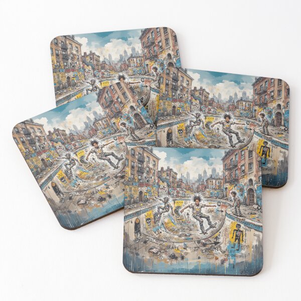 Item preview, Skateboarding In Gritty Graffiti Abandoned City Pool designed and sold by Home Decor Art.