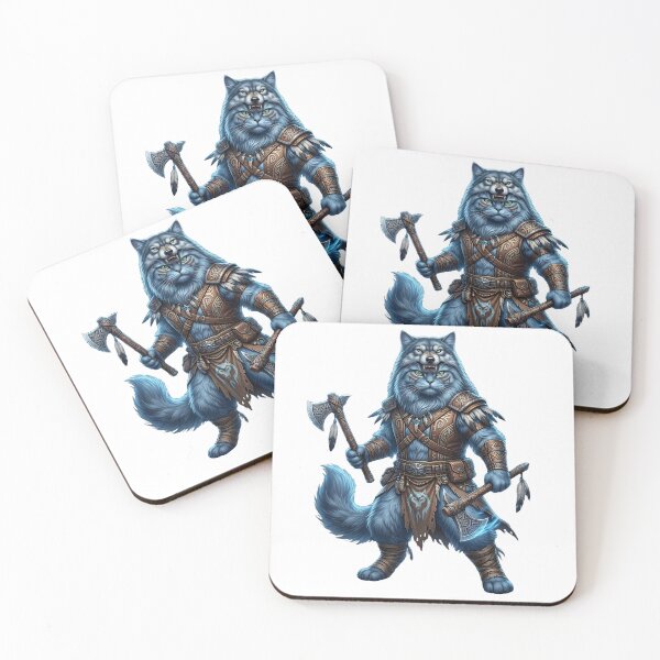 Item preview, Viking Cat Warrior – Norse Wolf Cat Fantasy designed and sold by TOOBIC.