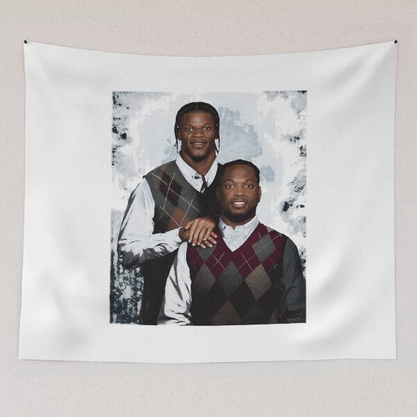 Item preview, Vintage Style Football Duo Portrait designed and sold by Cassandra56957.