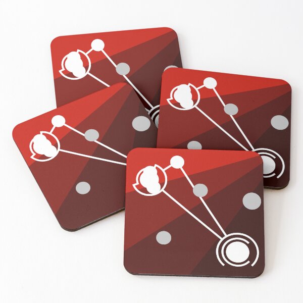 Item preview, Triangulum Constellation (unlabeled) - Red - Geometric Star Map Graphic designed and sold by JayMakesTiktok.