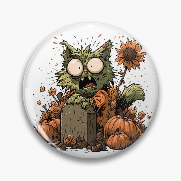 Item preview, Green Zombie Cat designed and sold by filou designs.