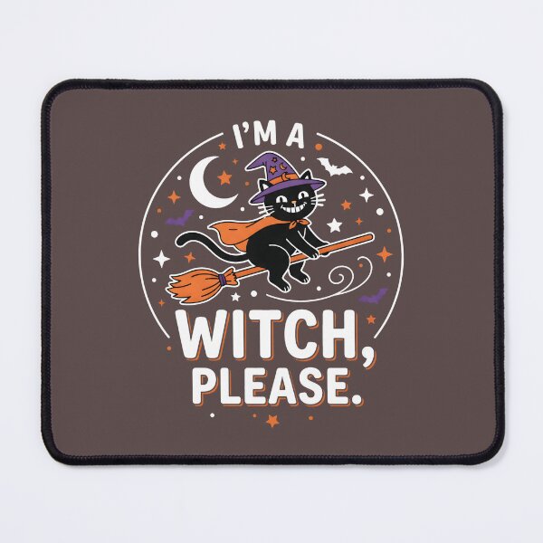 Item preview, I'm A Witch Please Funny Black Cat Witchcraft Halloween designed and sold by MyHappyArtShop.