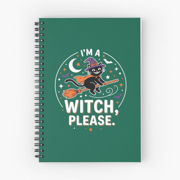 Item preview, I'm A Witch Please Funny Black Cat Witchcraft Halloween designed and sold by MyHappyArtShop.
