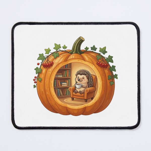 Item preview, Hedgehog in a pumpkin designed and sold by ANVivid.
