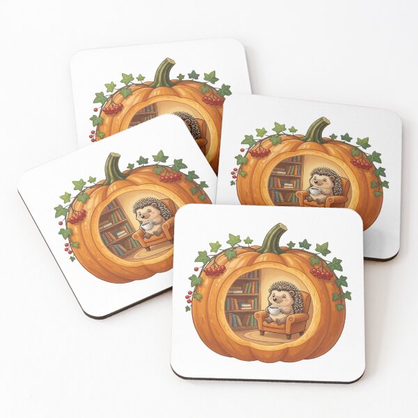 Item preview, Hedgehog in a pumpkin designed and sold by ANVivid.