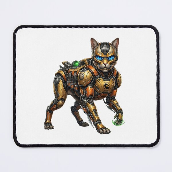 Item preview, Mecha Cat Warrior – Futuristic Robot Cat designed and sold by TOOBIC.