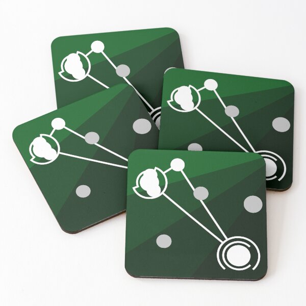 Item preview, Triangulum Constellation (unlabeled) - Green - Geometric Star Map Graphic designed and sold by JayMakesTiktok.