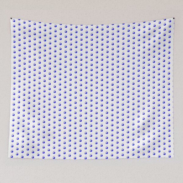 Item preview, Blue Vintage Tropical Coconut Drink Design designed and sold by pattern-archive.