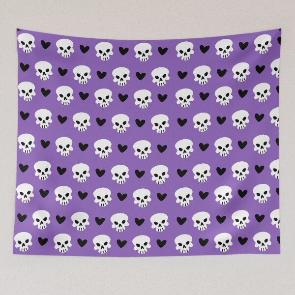 Item preview, Skulls and Hearts designed and sold by Pixel 6 Designs.