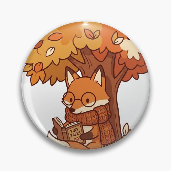 Item preview, Fox Reading Under Autumn Tree designed and sold by InkPixell.