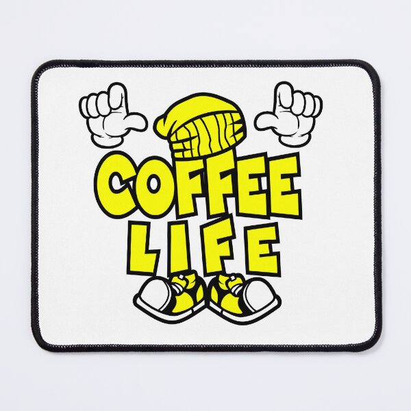 Item preview, COFFEE LIFE - DRINK Cartoon Character Bold Retro designed and sold by NFTWords.