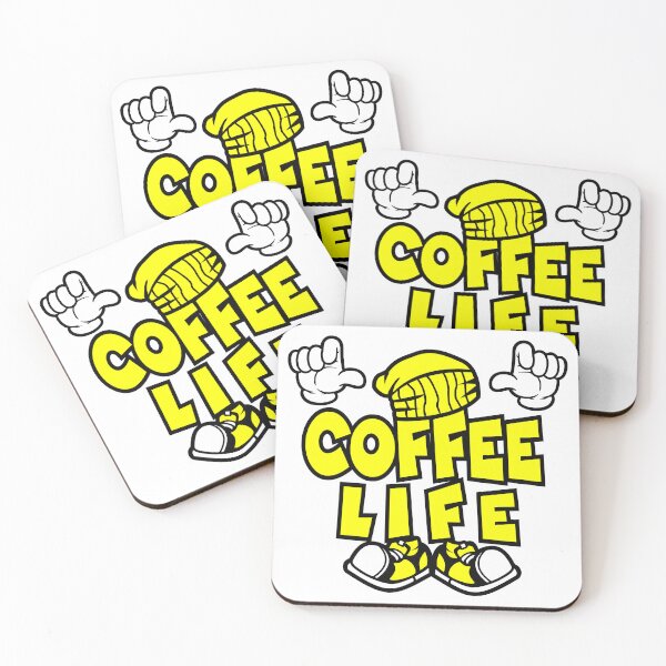 Item preview, COFFEE LIFE  - DRINK Cartoon Character Bold Retro designed and sold by NFTWords.