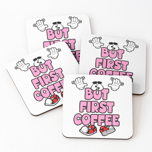 Item preview, BUT FIRST COFFEE - DRINK Words Character Bold Retro designed and sold by NFTWords.