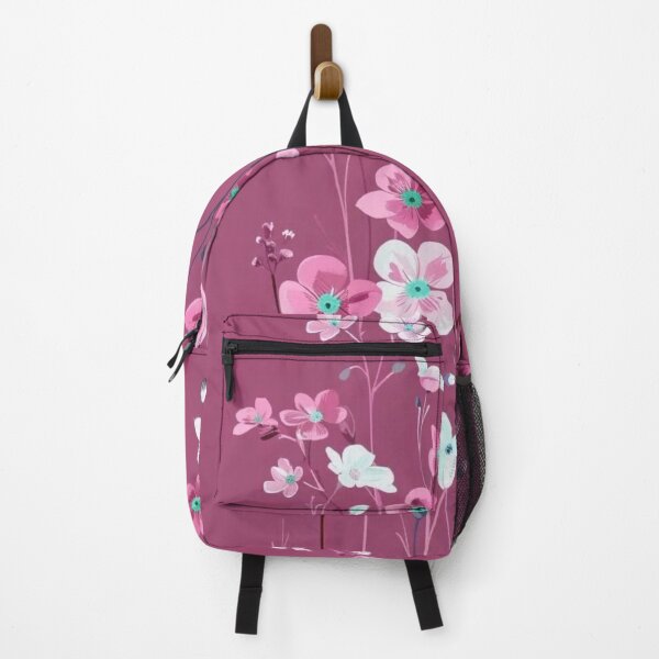 Item preview, Delicate Pink Wildflowers Bouquet Dusty Purple Background Vector Art designed and sold by LYAN-STORE.