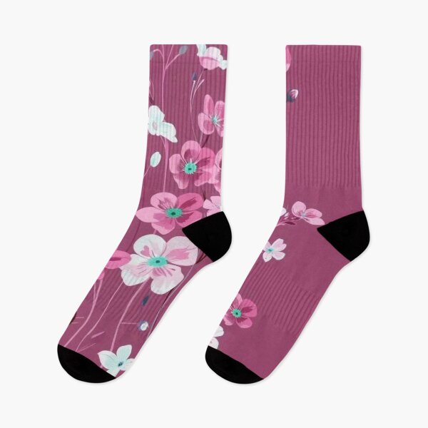 Item preview, Delicate Pink Wildflowers Bouquet Dusty Purple Background Vector Art designed and sold by LYAN-STORE.