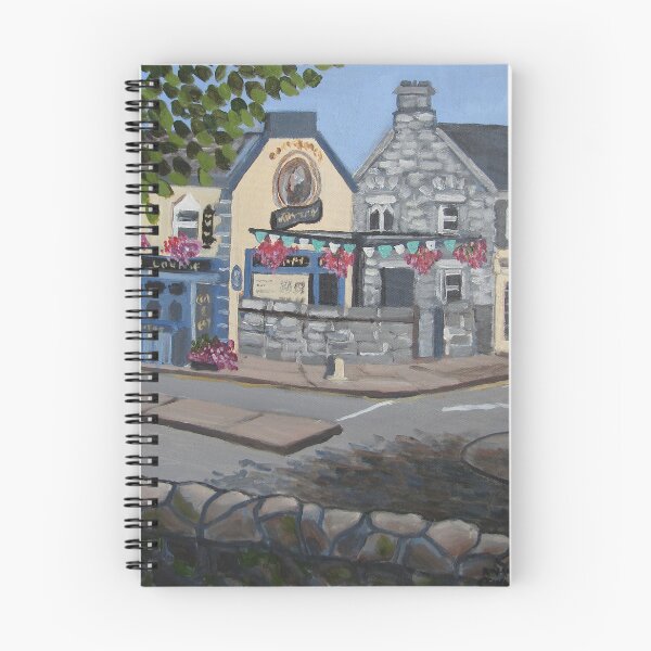 Item preview, Main Street, Adare, Co. Limerick, Ireland. En plein air. Acrylic on 40x50cm canvas. designed and sold by crowleyronan123.