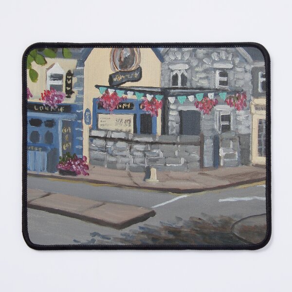 Item preview, Main Street, Adare, Co. Limerick, Ireland. En plein air. Acrylic on 40x50cm canvas. designed and sold by crowleyronan123.