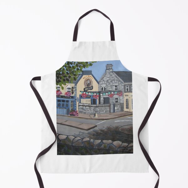 Item preview, Main Street, Adare, Co. Limerick, Ireland. En plein air. Acrylic on 40x50cm canvas. designed and sold by crowleyronan123.