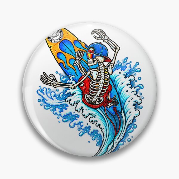 Item preview, Skeleton Surfing Off The Lip designed and sold by Mick G Designs.