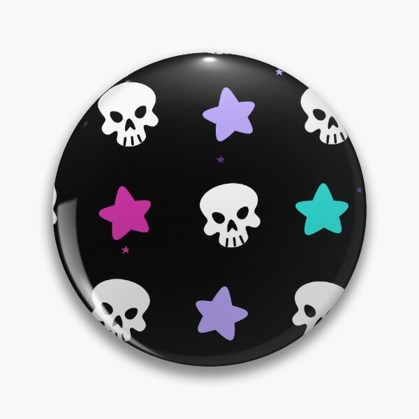 Item preview, Punk Skulls and Stars designed and sold by Pixel 6 Designs.