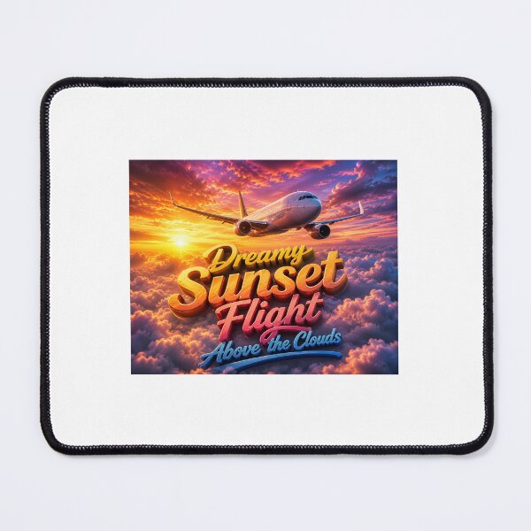 Item preview, Dreamy Sunset Flight Above the Clouds designed and sold by USNONLINE.