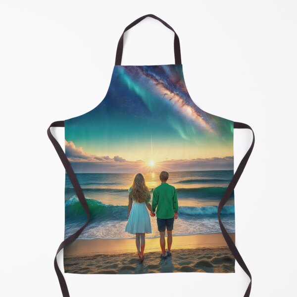 Item preview, Young couple in love looking at sunset designed and sold by Photopat.