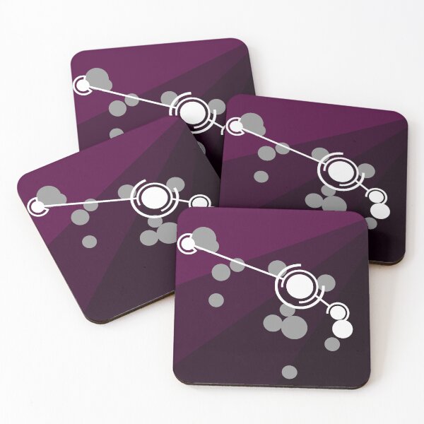 Item preview, Aries Constellation (Unlabeled) - Purple - Minimalist Geometric Star Map Graphic  designed and sold by JayMakesTiktok.
