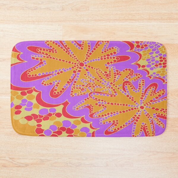 Item preview, 70s Retro Flowers - Vivonne Bay, SA designed and sold by Francicci.