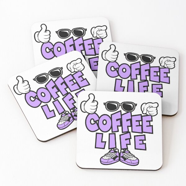 Item preview, COFFEE LIFE  - FOOD Graffiti Character Bold Popart designed and sold by NFTWords.