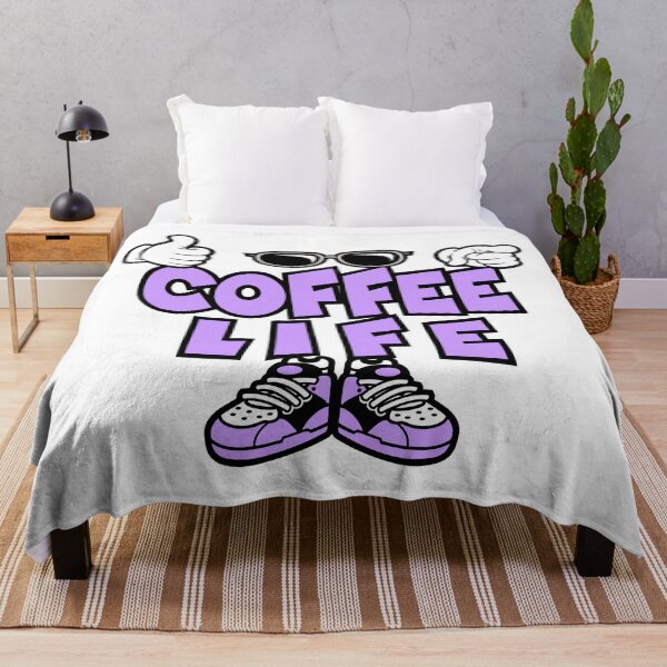 Item preview, COFFEE LIFE - FOOD Graffiti Character Bold Popart designed and sold by NFTWords.