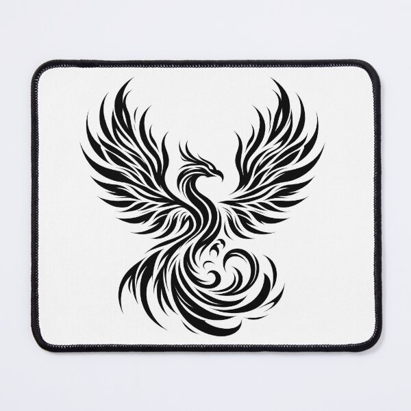 Item preview, Tribal Phoenix Silhouette, Rising Bird Art designed and sold by gkhanco.