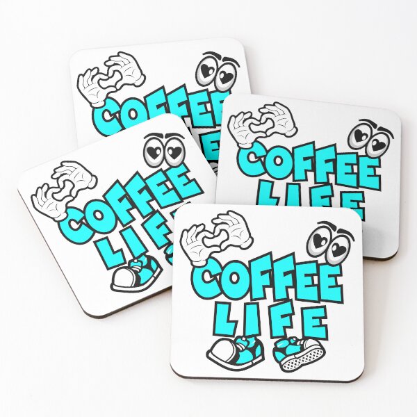 Item preview, COFFEE LIFE  - DRINK Comic Character Bold Urban designed and sold by NFTWords.