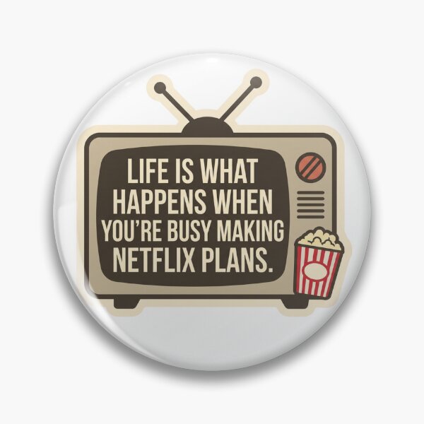 Item preview, Funny Netflix Quote Retro TV Popcorn designed and sold by KTD28_SHOP.
