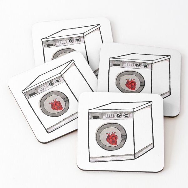 Item preview, Funny Anatomical Heart Laundry Retro designed and sold by Brenza Boggart.