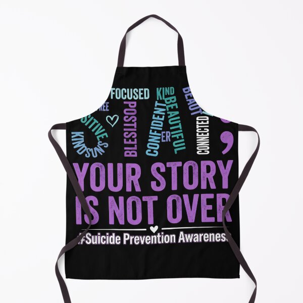 Item preview, Stay Happy Focused Positive Kind Confident Strong Wise Brave Balanced Loved Blessed Free Your Story Is Not Over Suicide Prevention Awareness Support designed and sold by w66aboo.