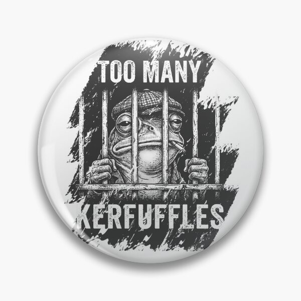Item preview, Too Many Kerfuffles Frog in Jail designed and sold by Szpaku desart .