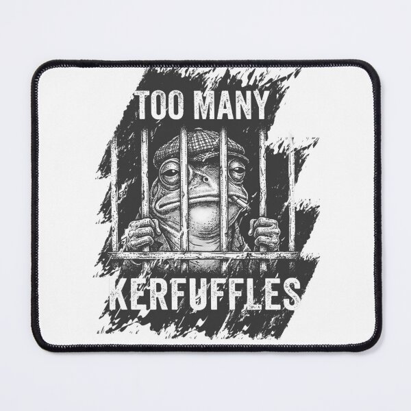 Item preview, Too Many Kerfuffles Frog in Jail designed and sold by Szpaku desart .